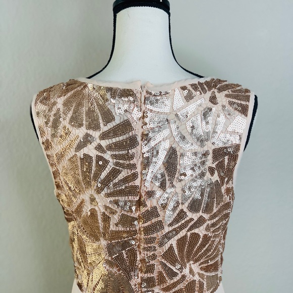 Belle Contrast Sequin Chiffon Bridesmaid Dress, size US 10 - Picture 10 of 16